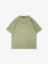 Ancient Cybersigilism Art T-Shirt Green, S - Streetwear T-Shirts - Slick Street