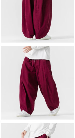 Lantern Loose Style Pants , - Streetwear Pants - Slick Street