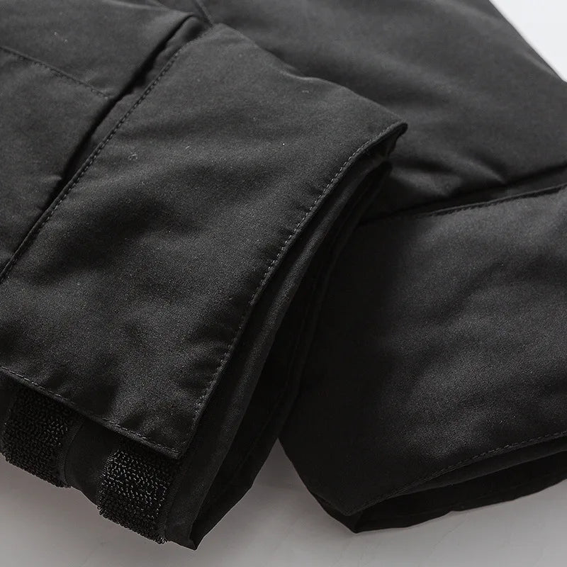 Multi Pockets Mask Style Parka Jacket ,  - Streetwear Jacket - Slick Street