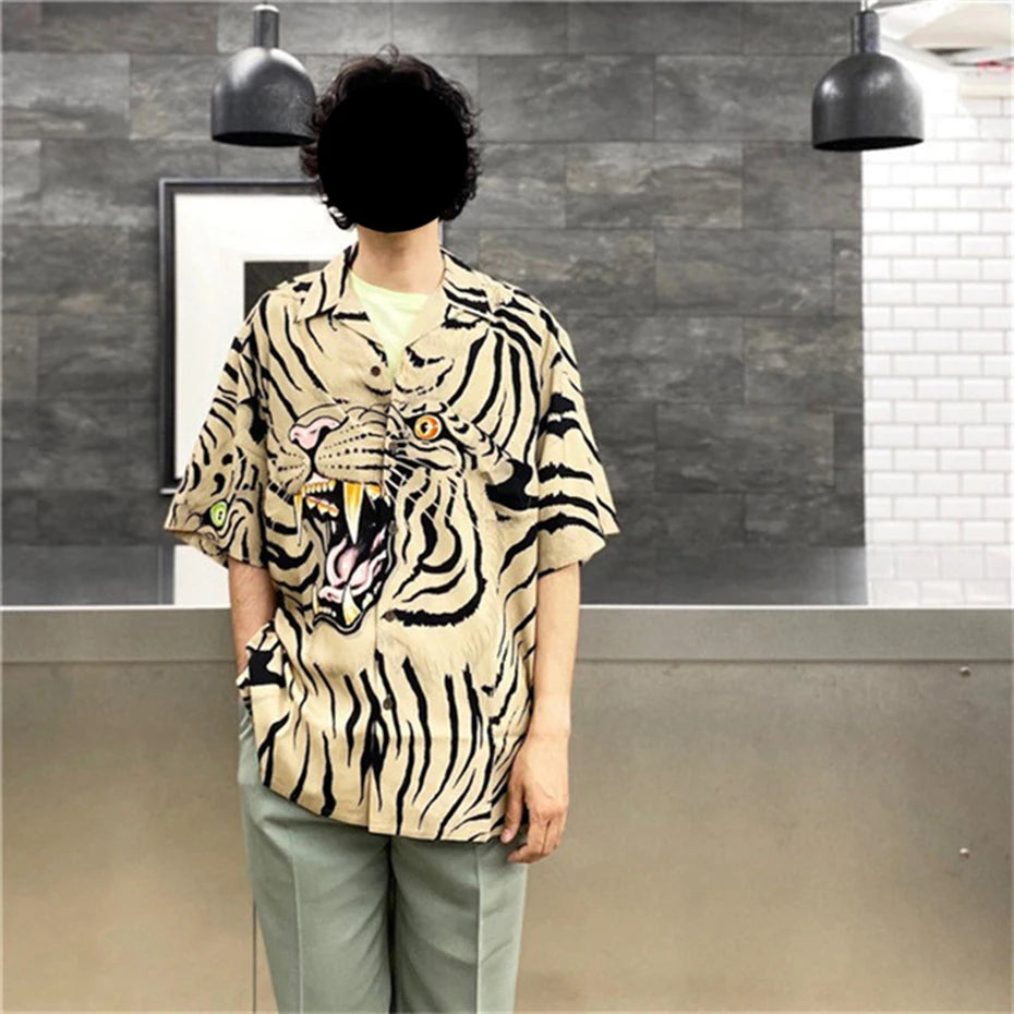 Wild Beast Tiger Shirt , - Streetwear Shirt - Slick Street