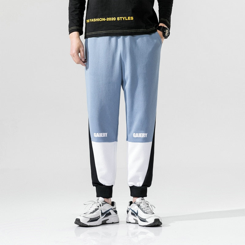 GAIERY Trio Color Joggers XS, Blue - Streetwear Joggers - Slick Street