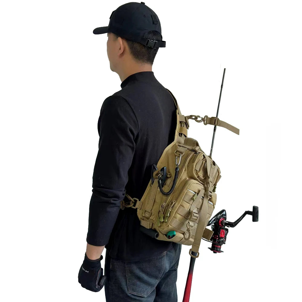 Multi Buckles Style Crossbody Bag , - Streetwear Bag - Slick Street