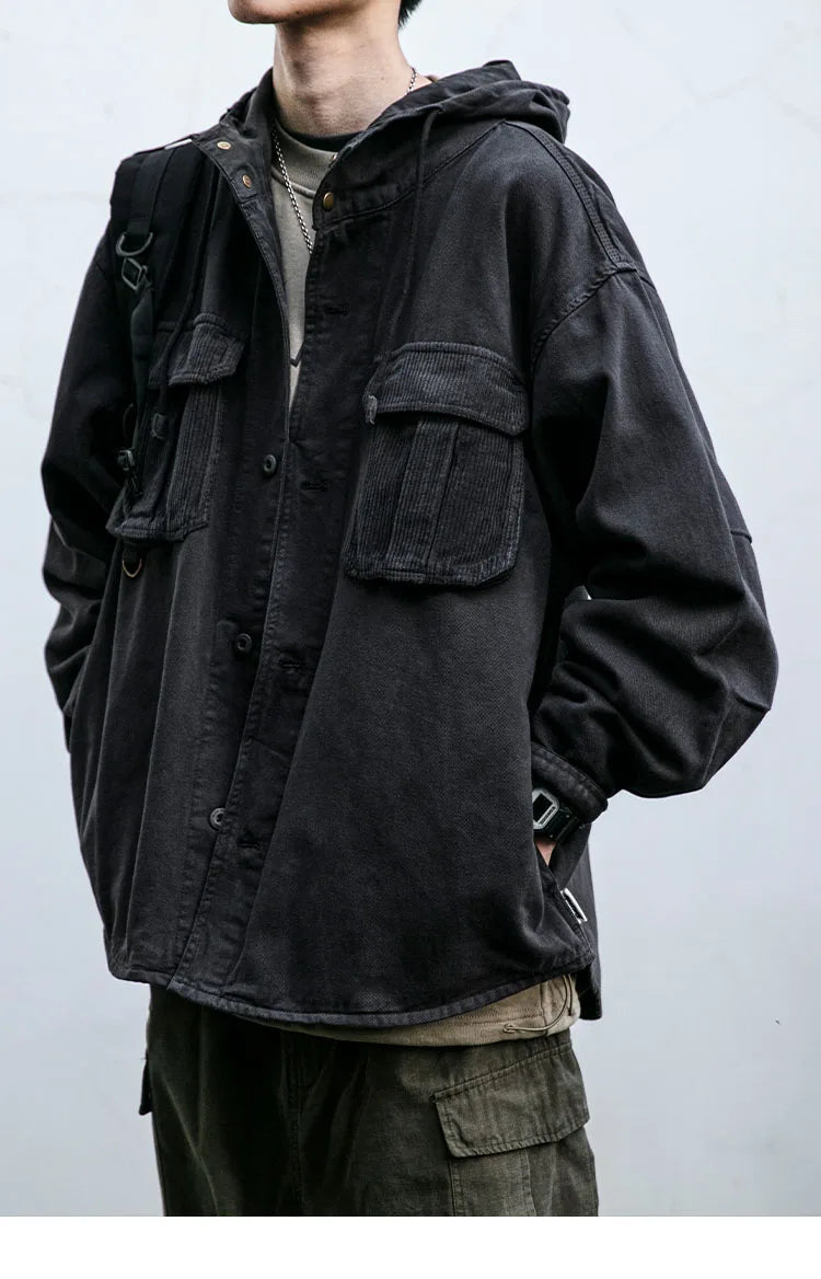 VX1 Hooded Jacket , - Streetwear Jackets - Slick Street