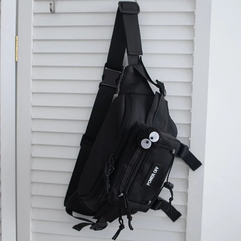 Power OFF Crossbody Bag , - Streetwear Bag - Slick Street