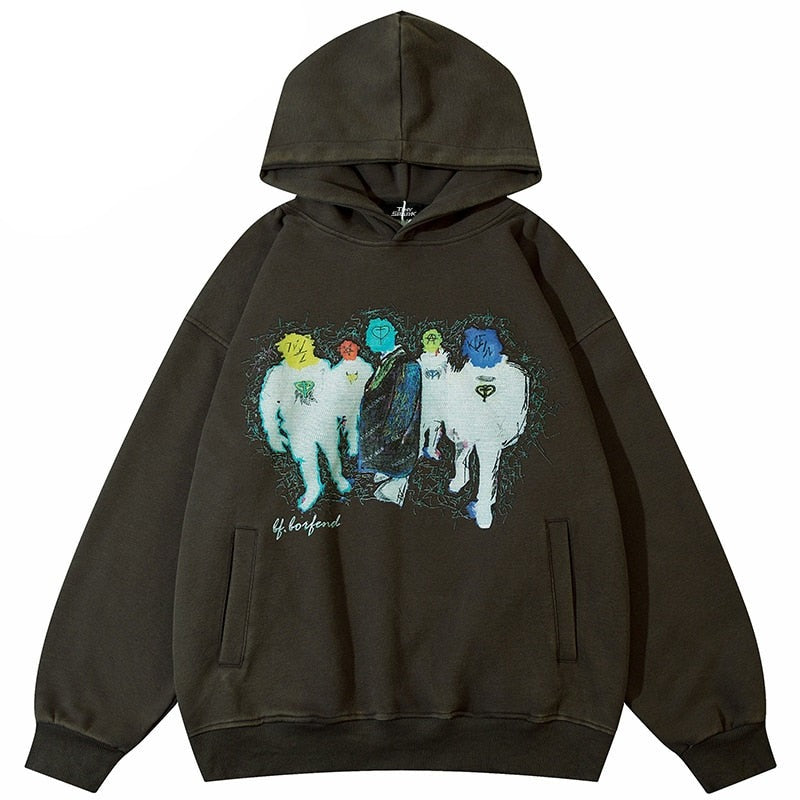 Barbados Inside Out Painting Hoodie ,  - Streetwear Hoodie - Slick Street
