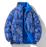 Tri-Cyro Double Sided Reversible Jacket Dark Blue, XS - Streetwear Jacket - Slick Street