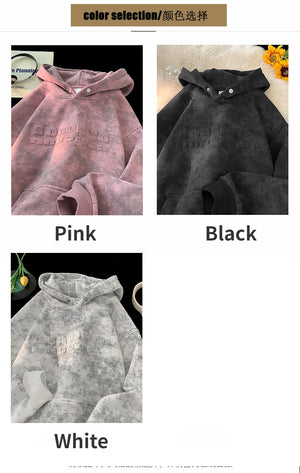 Tie-Dye Kangaroo Pocket Pullover Hoodie , - Streetwear Hoodie - Slick Street