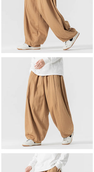Lantern Loose Style Pants , - Streetwear Pants - Slick Street