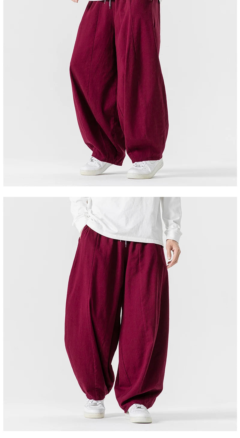 Lantern Loose Style Pants , - Streetwear Pants - Slick Street