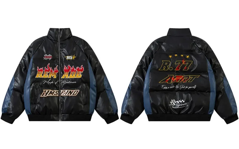 R.77 Remade Racing Sports Jacket Black, M - Streetwear Jacket - Slick Street