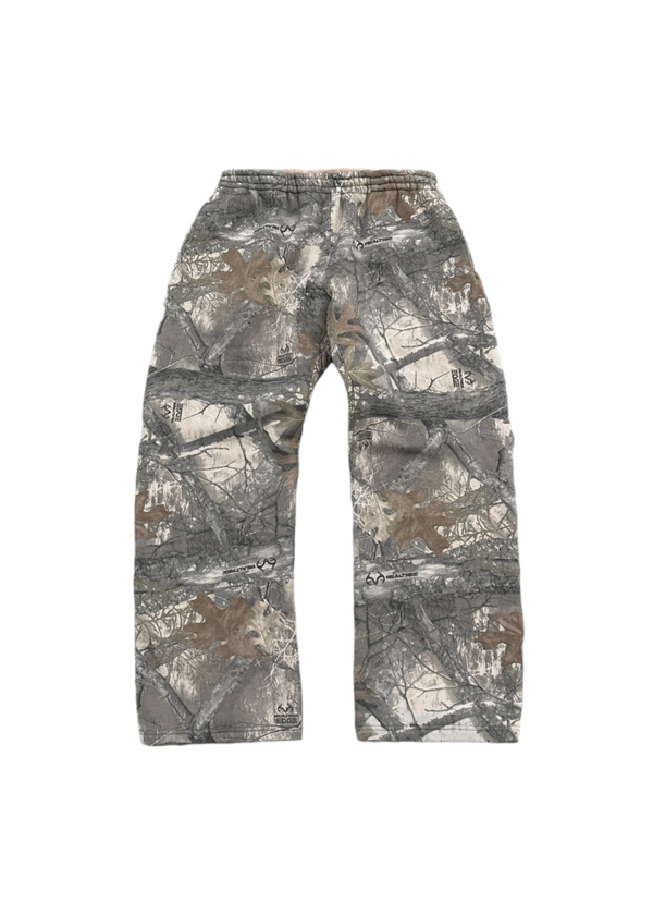Camouflage Maple Leaves Pattern Pants