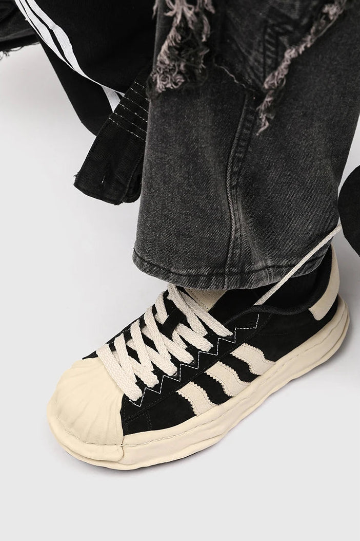 SP1 Striped Board Sneakers , - Streetwear Shoes - Slick Street