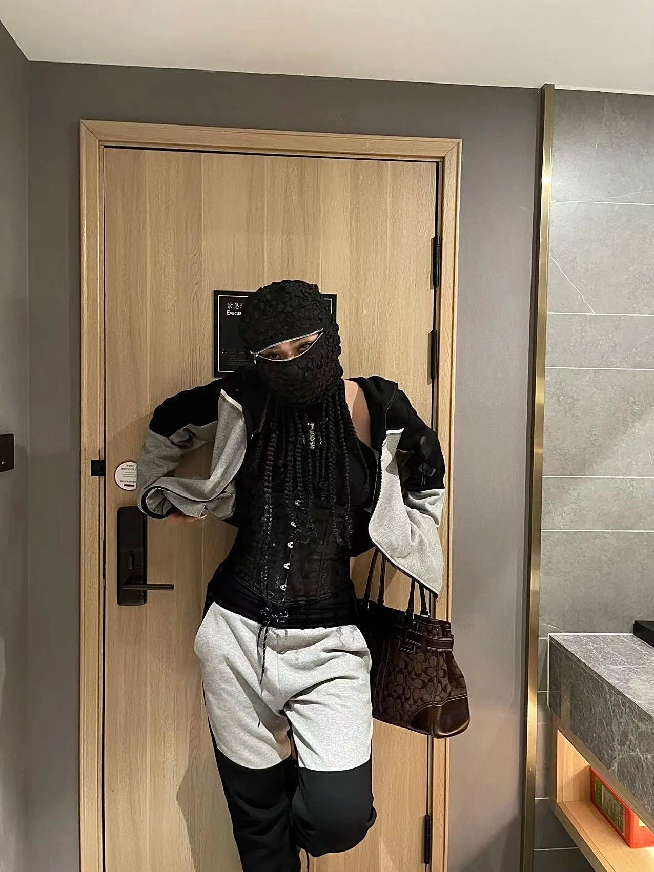 Full Face Mask Zipper Style Monkey Cap , - Streetwear Cap - Slick Street