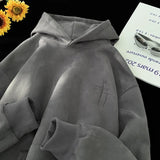 Malk Up Trend Suede Hoodie Gray, XS - Streetwear Hoodie - Slick Street