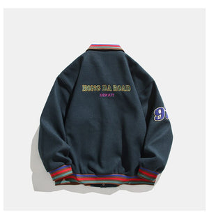 97 Number Baseball Slim Fit Bomber Jacket ,  - Streetwear Jacket - Slick Street