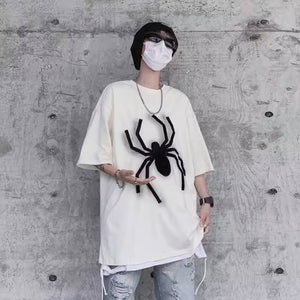 Wolf Spider 3D Crewneck T-Shirt , - Streetwear T-Shirts - Slick Street