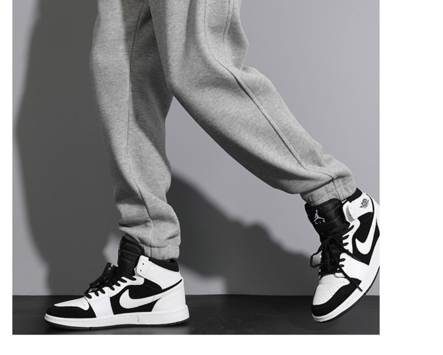 Plain Cotton Cuffed Ankle Joggers ,  - Streetwear Pants - Slick Street