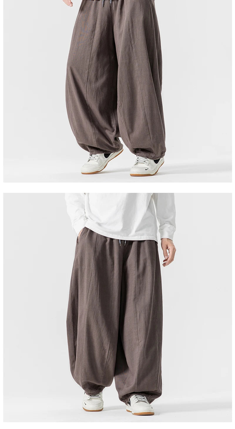 Lantern Loose Style Pants , - Streetwear Pants - Slick Street