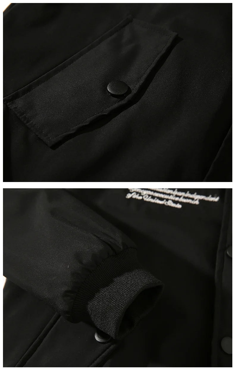 Pilot Patch Work Button Up Jacket ,  - Streetwear Jacket - Slick Street