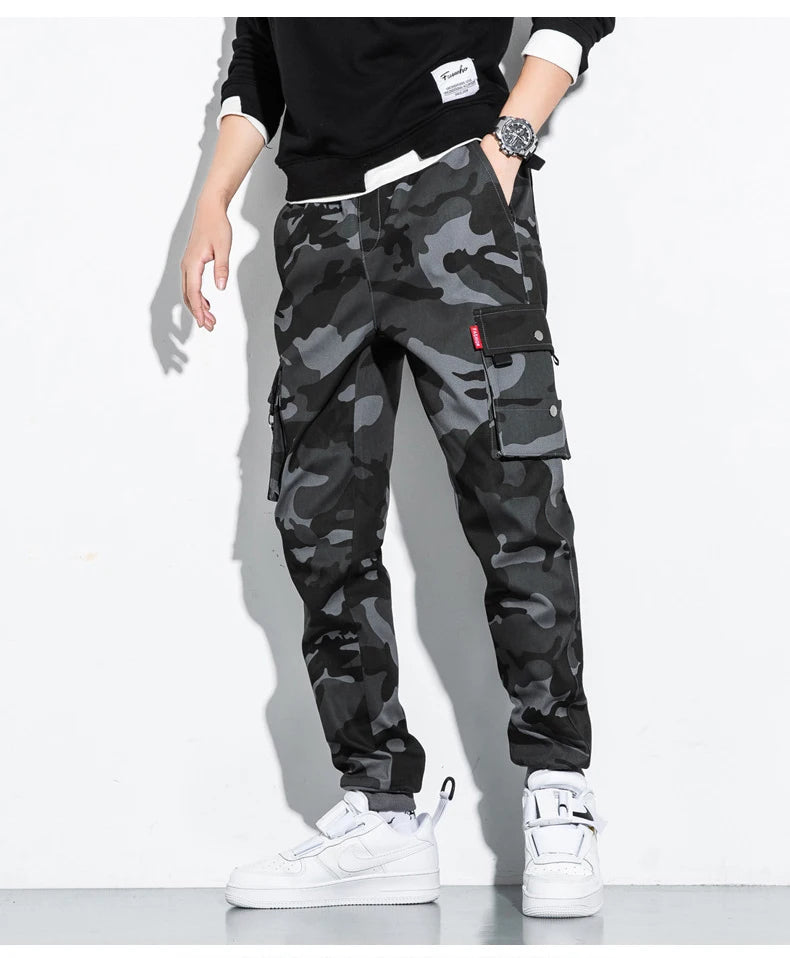 CR3 Camouflage Cargo Pants ,  - Streetwear Pants - Slick Street