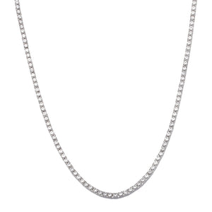 Crystal Rhinestone Tennis Necklace ,  - Streetwear Necklace - Slick Street