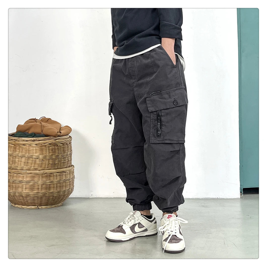 Desert Storm Cargo Pants , - Streetwear Cargo Pants - Slick Street
