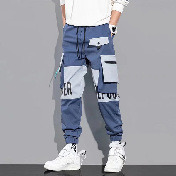 Versatile Multi Pockets Cargo Pants XS, Blue - Streetwear Pants - Slick Street