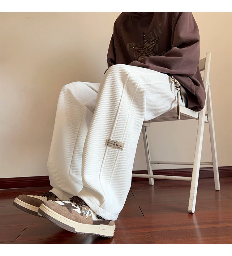 Straight Leg Corduroy Baggy Pant ,  - Streetwear Pants - Slick Street