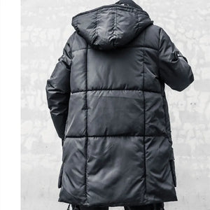 Long Zipper Style Padded Jacket , - Streetwear Jacket - Slick Street