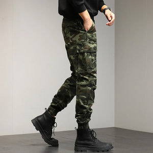 Drawstring Combat Military Cargo Pants ,  - Streetwear Pants - Slick Street