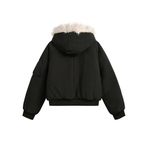 Star Pendant Winter Jacket , - Streetwear - Slick Street