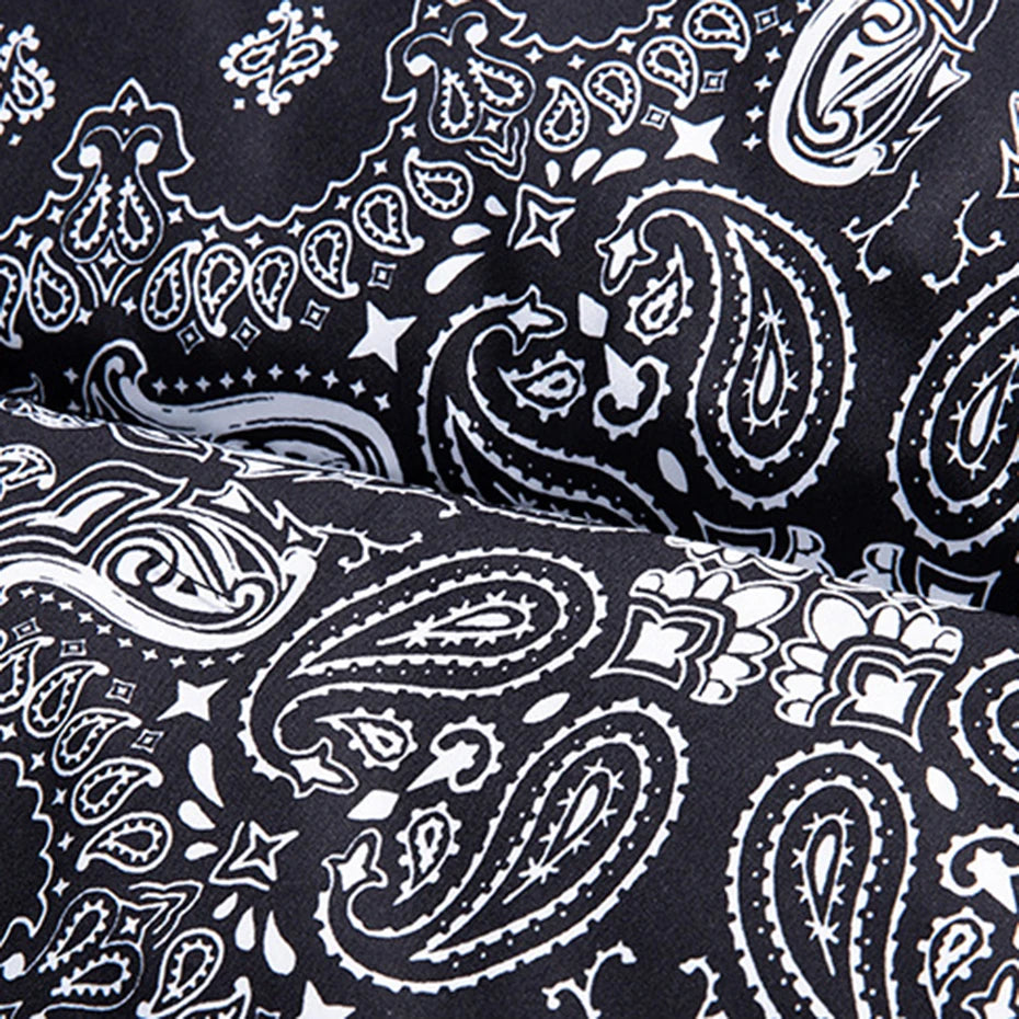 Paisley Padded Gilet , - Streetwear Vest - Slick Street