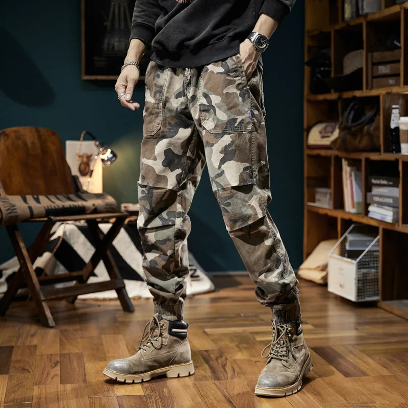 Tactical Camo VA23 Pants 38, Khaki - Streetwear Pants - Slick Street