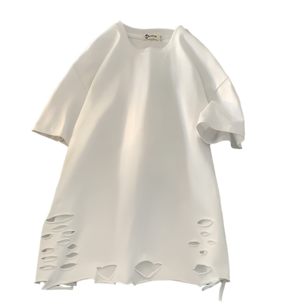 Distressed T-Shirt , - Streetwear T-Shirt - Slick Street