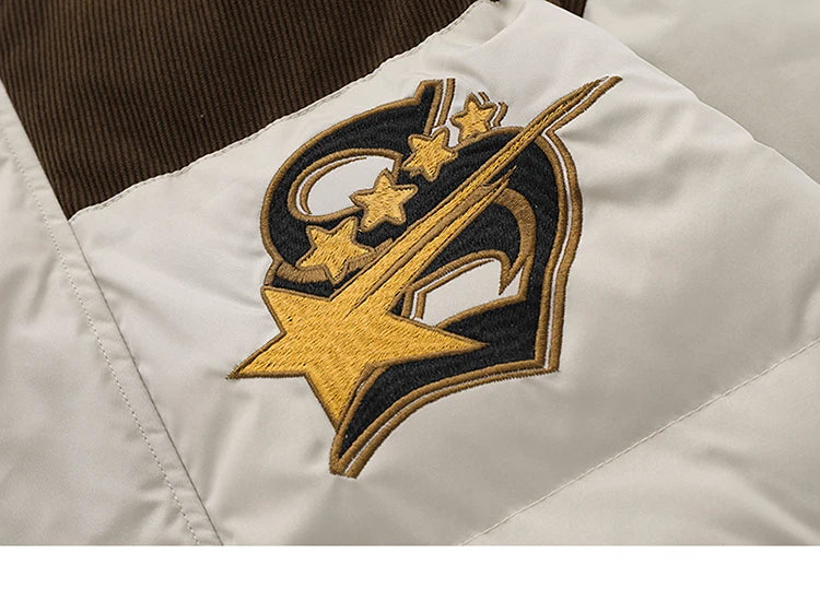 Campblue Narrator Star Patchwork Jacket ,  - Streetwear Jacket - Slick Street