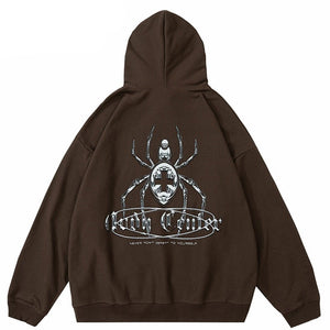 Cross Cellar Spider Graphic Hoodie ,  - Streetwear Hoodie - Slick Street