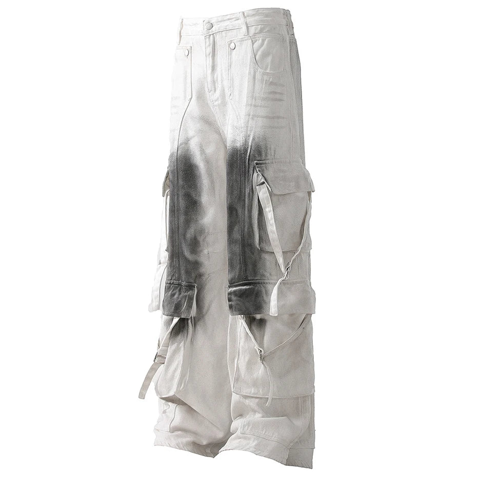 BV1 Baggy Cargo Pants , - Streetwear Cargo Pants - Slick Street