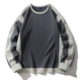 Reglan Sleeve Pullover Sweater Gray, XS - Streetwear Sweater - Slick Street