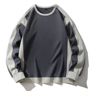Reglan Sleeve Pullover Sweater Gray, XS - Streetwear Sweater - Slick Street