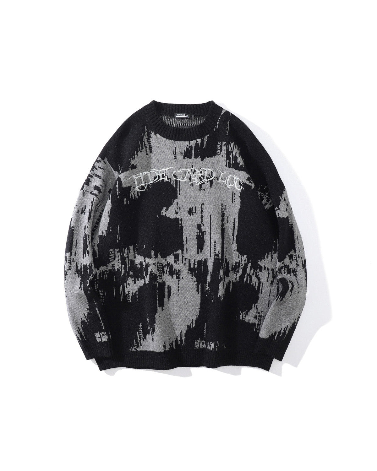 Jacquard Two Tone Sweater