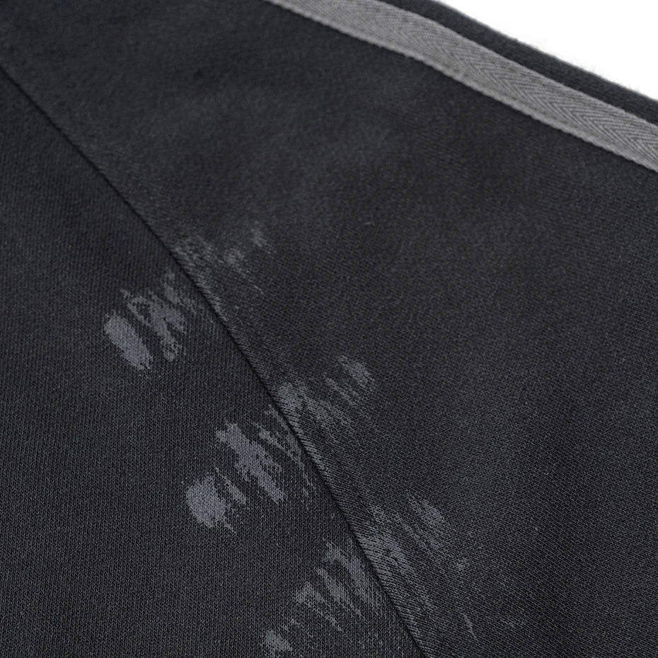 Coal Black Striped Sleeves Hoodie , - Streetwear Hoodie - Slick Street