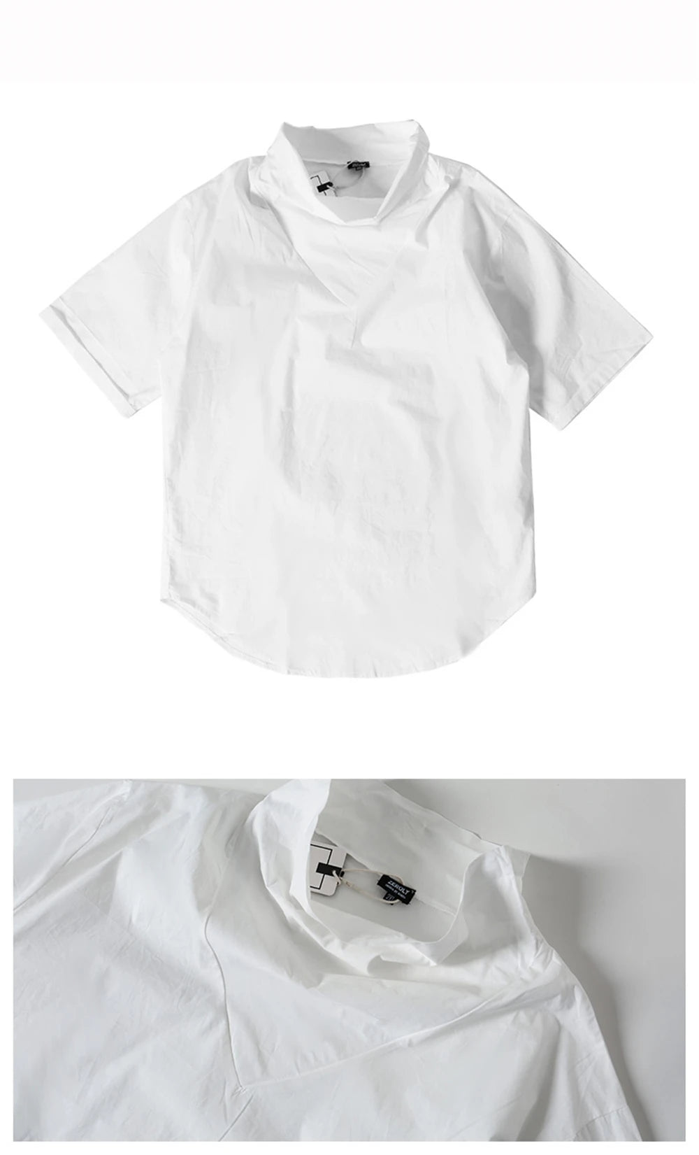 AW1 Techwear Turtleneck Shirt , - Streetwear T-Shirts - Slick Street