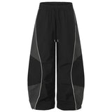 Sport Wide Leg Joggers black, S - Streetwear Joggers - Slick Street