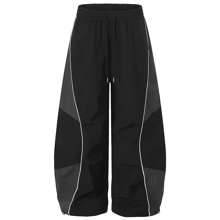 Sport Wide Leg Joggers black, S - Streetwear Joggers - Slick Street
