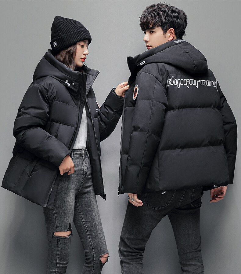 DQ Gradient Puffer Jacket ,  - Streetwear Jacket - Slick Street