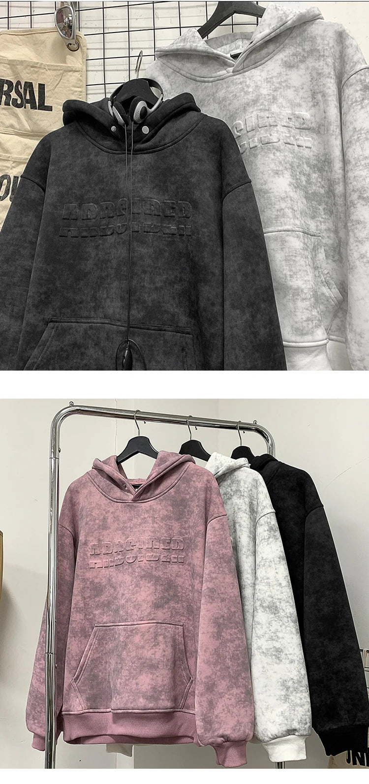 Tie-Dye Kangaroo Pocket Pullover Hoodie , - Streetwear Hoodie - Slick Street