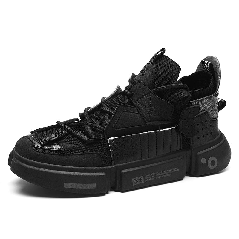 A3 Retro Sneakers Black, 4 - Streetwear Shoes - Slick Street