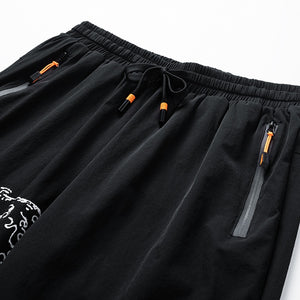 Black Sea Surfing Waves Shorts ,  - Streetwear Shorts - Slick Street