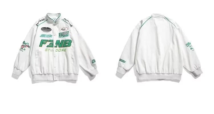 F3.NB Street Racing Bomber Jacket ,  - Streetwear Jacket - Slick Street