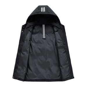 Padded Striped Vest Sleeveless Jacket ,  - Streetwear Jacket - Slick Street